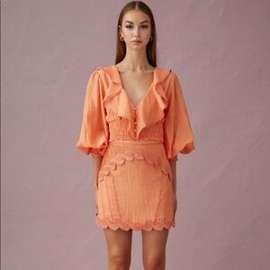 KEEPSAKE | GRAVITY SKIRT TERRACOTTA